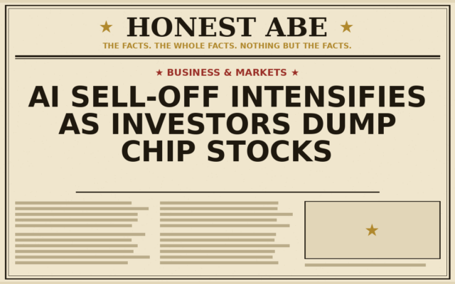 AI Sell-Off Intensifies as Investors Dump Chip Stocks