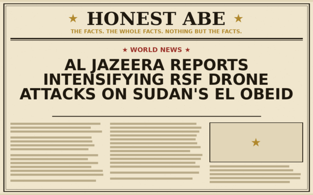 Al Jazeera Reports Intensifying RSF Drone Attacks on Sudan’s El Obeid