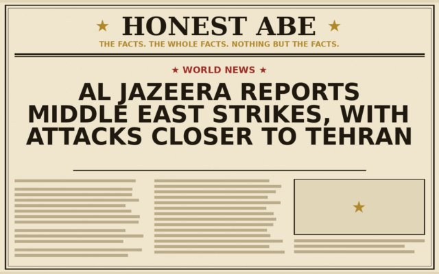 Al Jazeera Reports Middle East Strikes, With Attacks Closer to Tehran