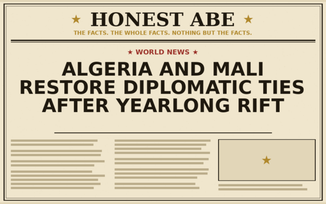 Algeria and Mali Restore Diplomatic Ties After Yearlong Rift