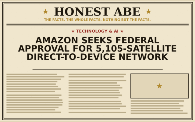Amazon Seeks Federal Approval for 5,105-Satellite Direct-to-Device Network