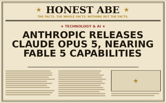 Anthropic Releases Claude Opus 5, Nearing Fable 5 Capabilities
