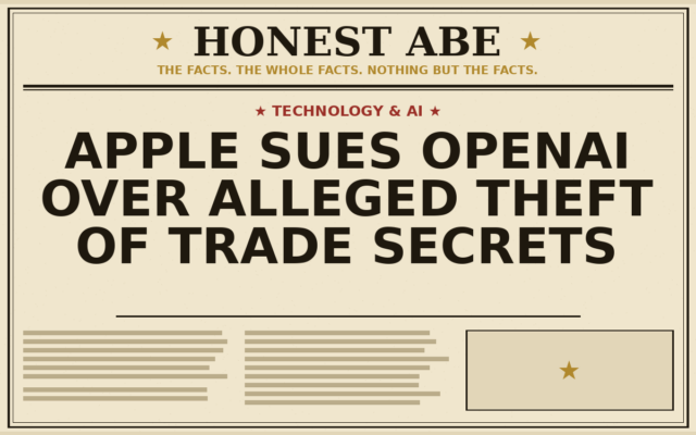 Apple Sues OpenAI Over Alleged Theft of Trade Secrets
