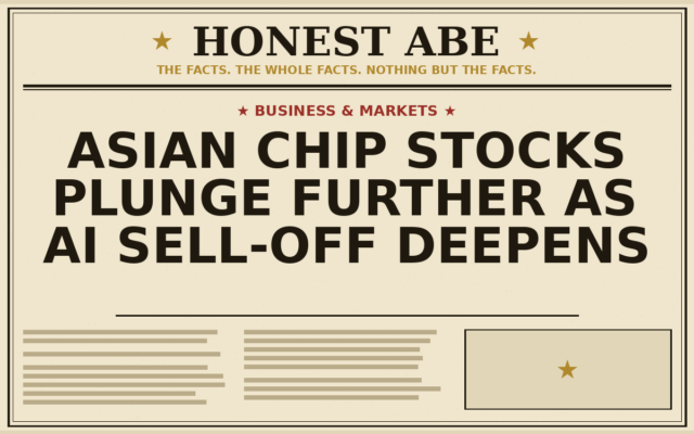 Asian Chip Stocks Plunge Further as AI Sell-Off Deepens