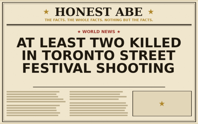 At Least Two Killed in Toronto Street Festival Shooting