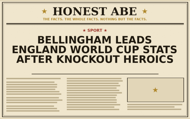 Bellingham Leads England World Cup Stats After Knockout Heroics