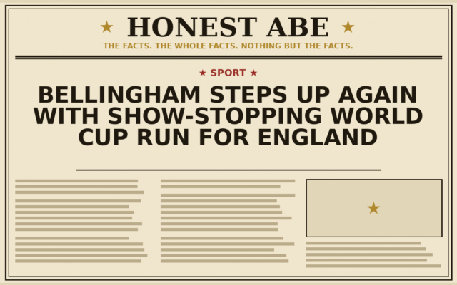 Bellingham Steps Up Again With Show-Stopping World Cup Run for England