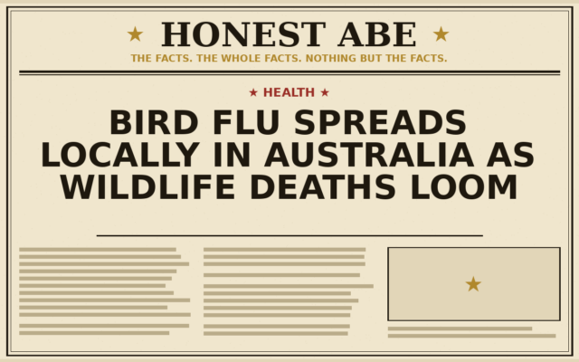 Bird Flu Spreads Locally in Australia as Wildlife Deaths Loom