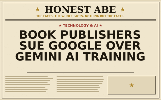Book Publishers Sue Google Over Gemini AI Training