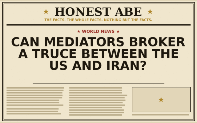 Can Mediators Broker a Truce Between the US and Iran?