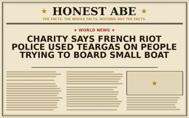 Charity Says French Riot Police Used Teargas on People Trying to Board Small Boat