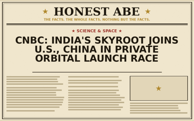 CNBC: India’s Skyroot Joins U.S., China in Private Orbital Launch Race