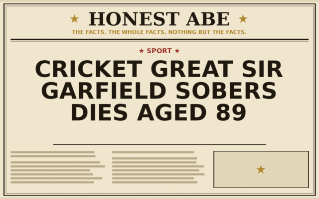 Cricket Great Sir Garfield Sobers Dies Aged 89