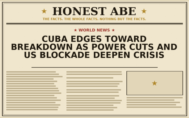 Cuba Edges Toward Breakdown as Power Cuts and US Blockade Deepen Crisis