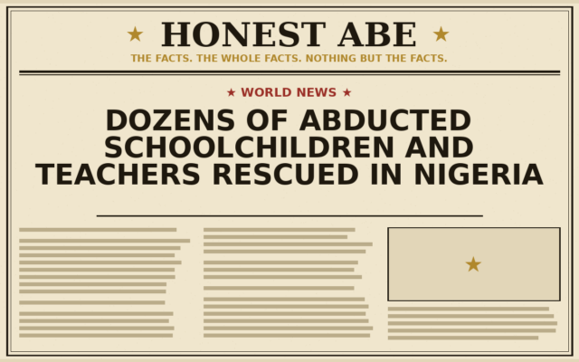 Dozens of Abducted Schoolchildren and Teachers Rescued in Nigeria