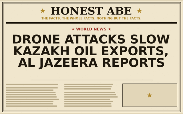 Drone Attacks Slow Kazakh Oil Exports, Al Jazeera Reports