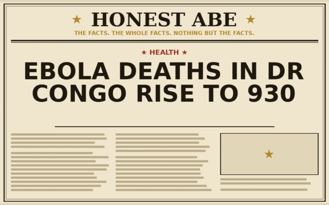 Ebola Deaths in DR Congo Rise to 930