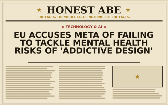 EU Accuses Meta of Failing to Tackle Mental Health Risks of ‘Addictive Design’