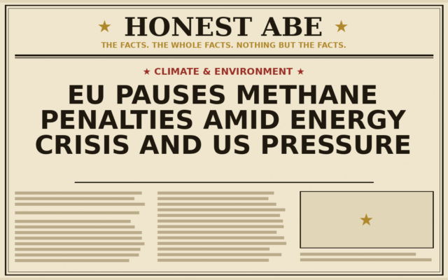 EU Pauses Methane Penalties Amid Energy Crisis and US Pressure