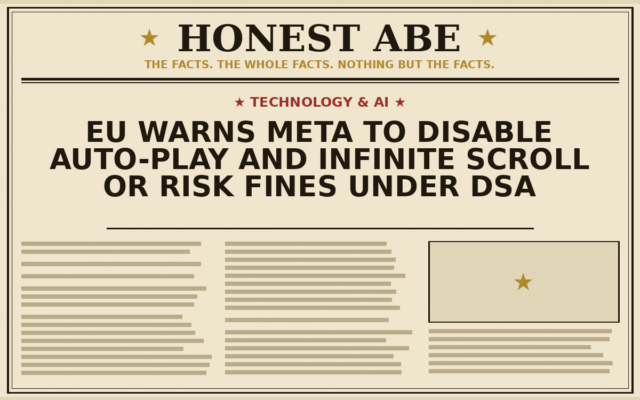 EU Warns Meta to Disable Auto-Play and Infinite Scroll or Risk Fines Under DSA
