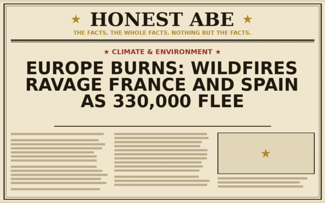 Europe Burns: Wildfires Ravage France and Spain as 330,000 Flee