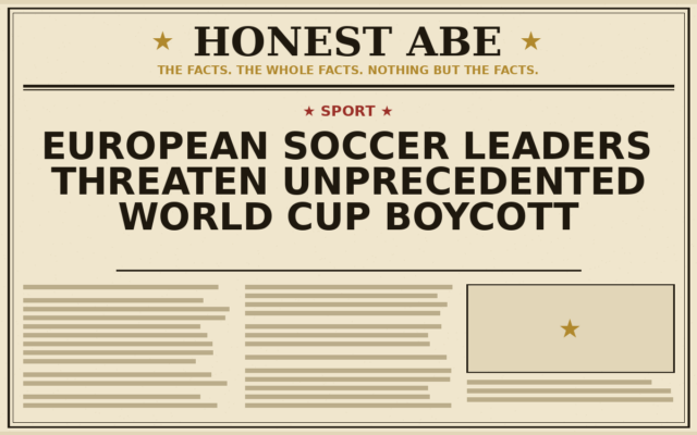 European Soccer Leaders Threaten Unprecedented World Cup Boycott