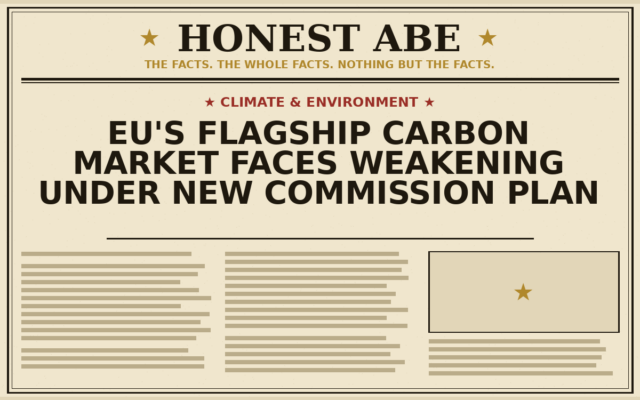 EU’s Flagship Carbon Market Faces Weakening Under New Commission Plan