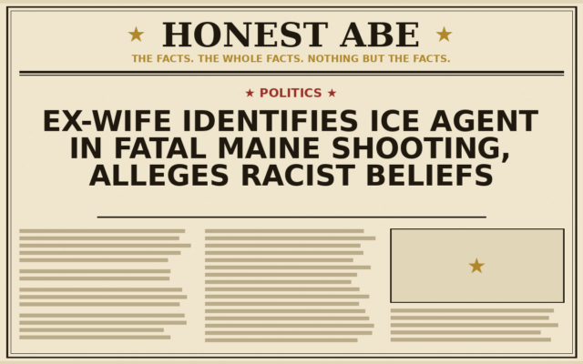 Ex-Wife Identifies ICE Agent in Fatal Maine Shooting, Alleges Racist Beliefs