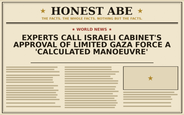 Experts Call Israeli Cabinet’s Approval of Limited Gaza Force a ‘Calculated Manoeuvre’