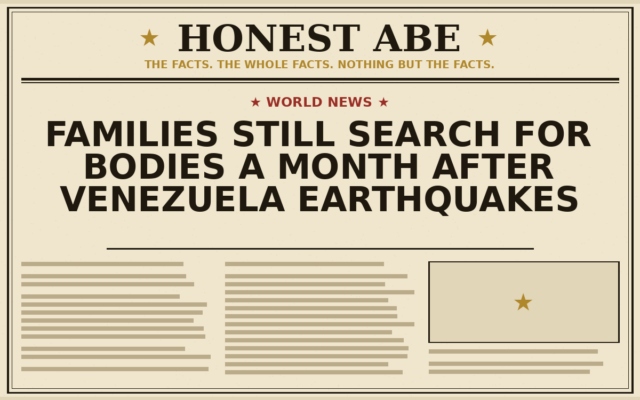 Families Still Search for Bodies a Month After Venezuela Earthquakes
