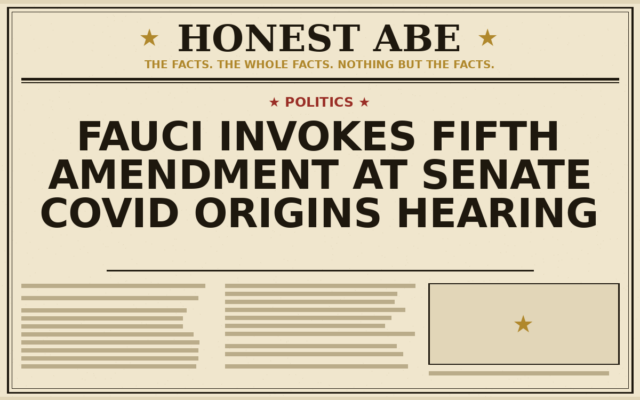 Fauci Invokes Fifth Amendment at Senate Covid Origins Hearing