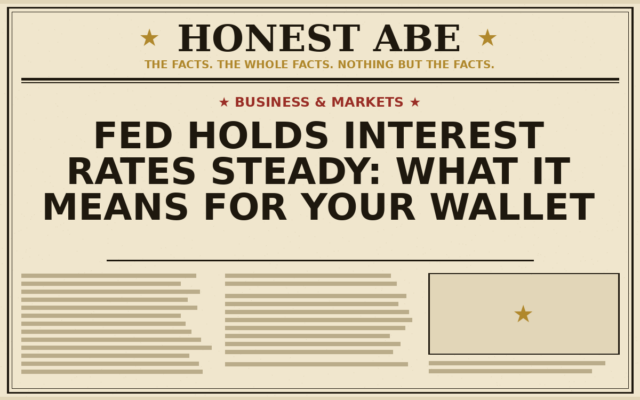 Fed Holds Interest Rates Steady: What It Means for Your Wallet