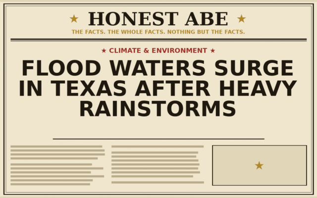 Flood Waters Surge in Texas After Heavy Rainstorms