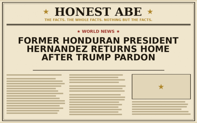Former Honduran President Hernandez Returns Home After Trump Pardon