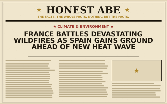 France Battles Devastating Wildfires as Spain Gains Ground Ahead of New Heat Wave