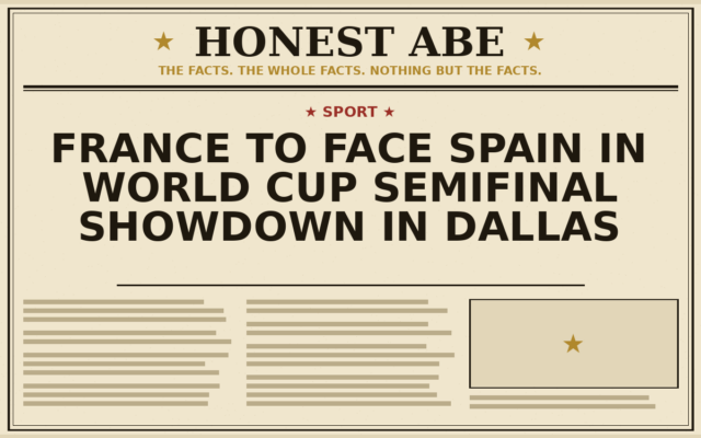 France to Face Spain in World Cup Semifinal Showdown in Dallas