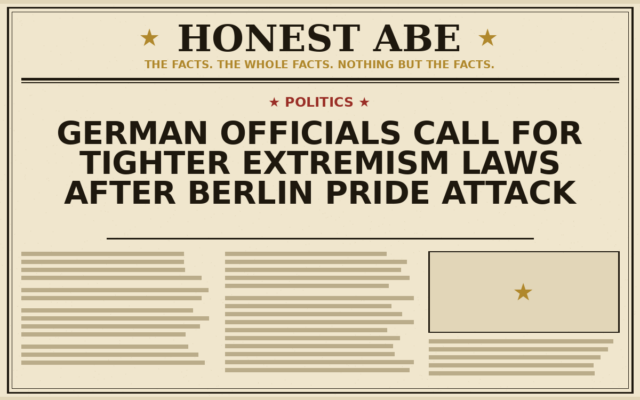 German Officials Call for Tighter Extremism Laws After Berlin Pride Attack