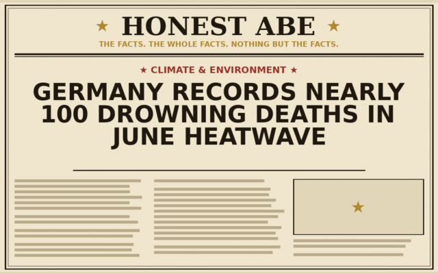Germany Records Nearly 100 Drowning Deaths in June Heatwave