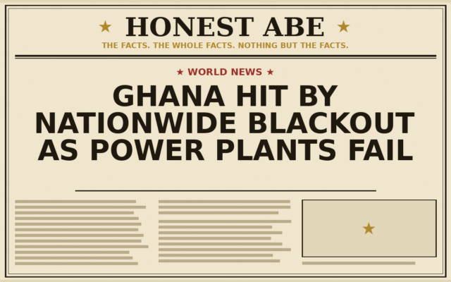 Ghana Hit by Nationwide Blackout as Power Plants Fail