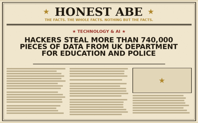 Hackers Steal More Than 740,000 Pieces of Data From UK Department for Education and Police