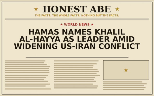 Hamas Names Khalil al-Hayya as Leader Amid Widening US-Iran Conflict