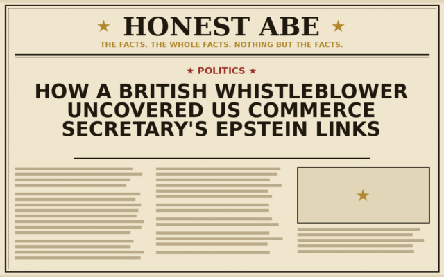 How a British Whistleblower Uncovered US Commerce Secretary’s Epstein Links