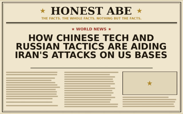How Chinese Tech and Russian Tactics Are Aiding Iran’s Attacks on US Bases