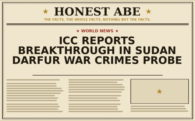 ICC Reports Breakthrough in Sudan Darfur War Crimes Probe