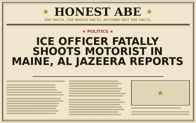 ICE Officer Fatally Shoots Motorist in Maine, Al Jazeera Reports