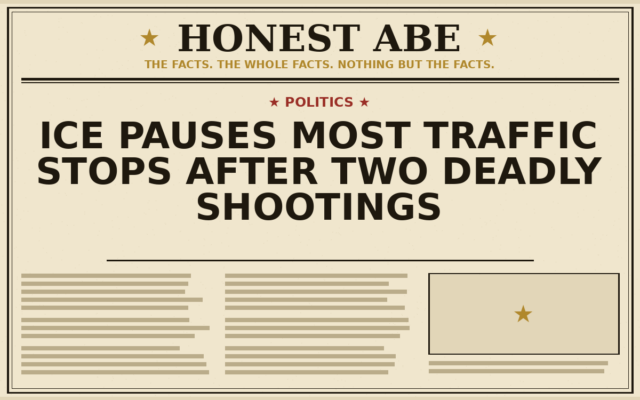 ICE Pauses Most Traffic Stops After Two Deadly Shootings