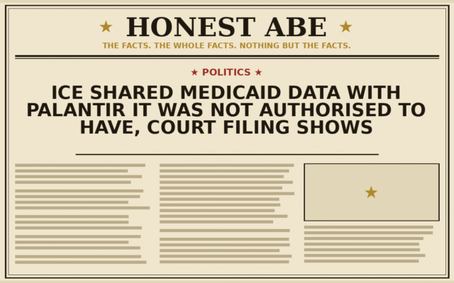 ICE Shared Medicaid Data With Palantir It Was Not Authorised to Have, Court Filing Shows