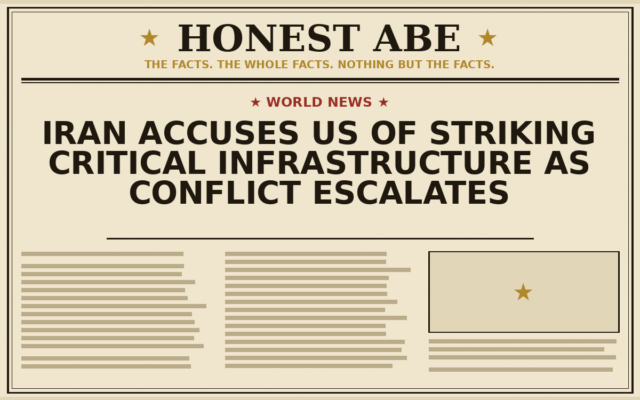 Iran Accuses US of Striking Critical Infrastructure as Conflict Escalates