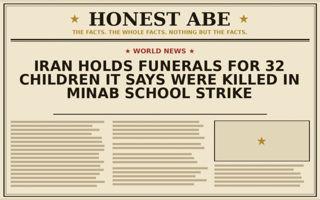 Iran Holds Funerals for 32 Children It Says Were Killed in Minab School Strike