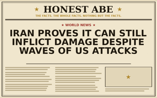 Iran Proves It Can Still Inflict Damage Despite Waves of US Attacks